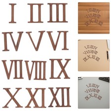 12 Pcs Numeri Romani in Legno