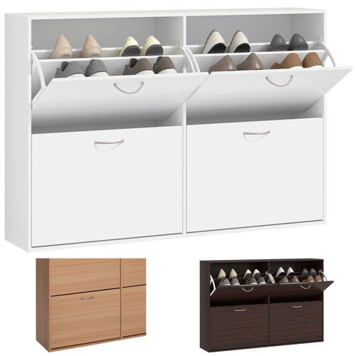 Homcom scarpiera moderna 24 - scarpiera,