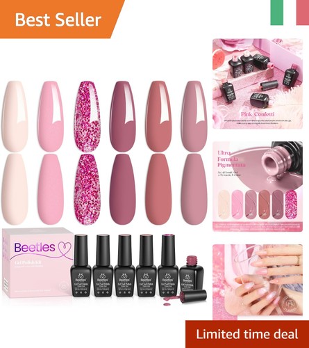 Set smalti gel rosa - di,