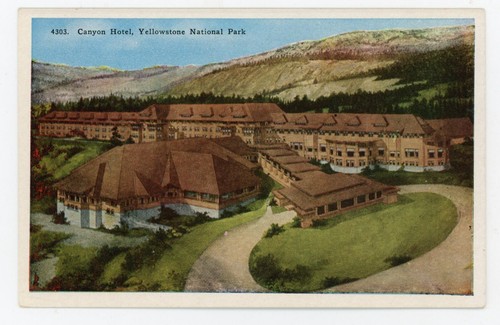 Cartolina epoca yellowstone - cartolina,