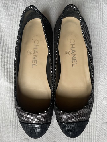 Chanel ballerines bicolore - chanel.,
