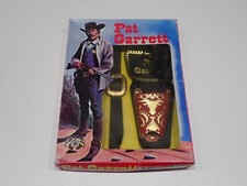 PAT GARRET CINTURONE CON FONDINA E PISTOLA GIOCATTOLO GV MILANO CON SCATOLA (S)