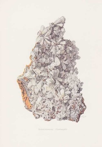 Kieselzinkerz hemimorphit - kieselzinkerz,