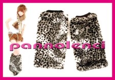 Scaldamuscoli copristivali LEOPARDO NERO boot FUR-16