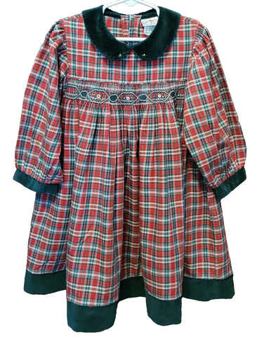 Vestito natalizio quadri - vestito, a