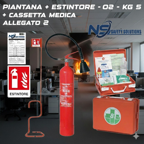 Estintore co2 - co2, +