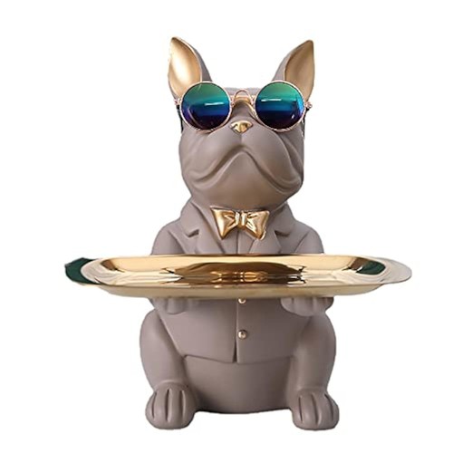 Statua del vassoio - del, bulldog