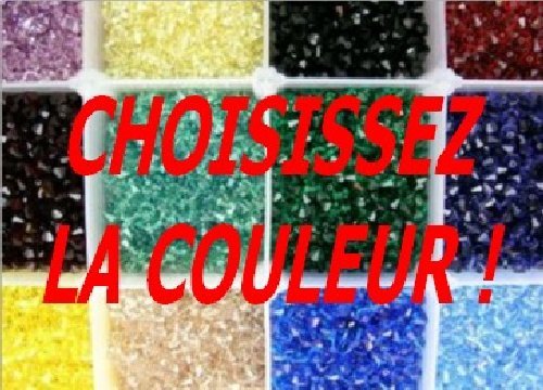 1000 perles toupies cristal - 1000,