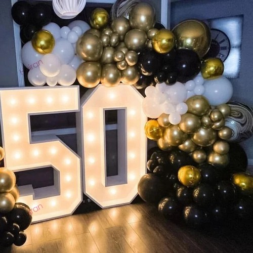 Cornice numero compleanno luce