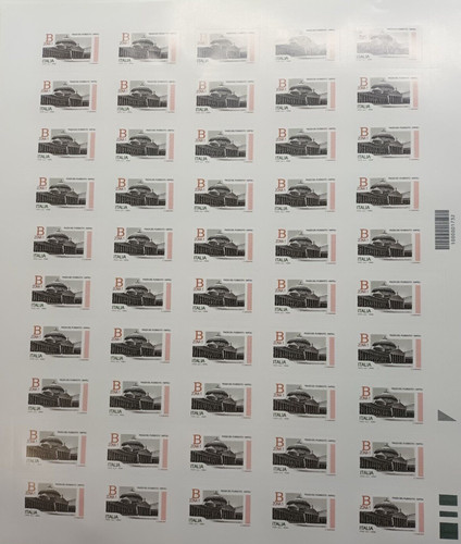 Foglio 50 francobolli - da,