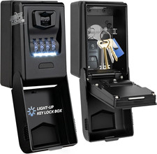 Outdoor key safe - key, backlit