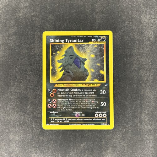 Pokémon tcg shining tyranitar - pokémon,