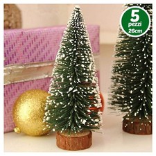 Set 5 Alberelli Innevati Mini