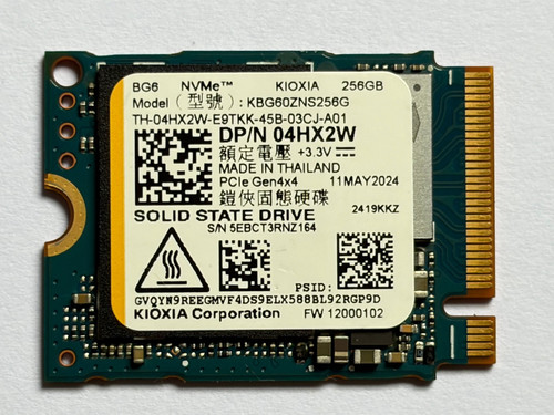 Kioxia kbg60zns256g 256 - kbg60zns256g,