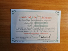 Rolex Cronometro Certificato