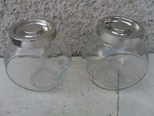 COPPIA DI VECCHI VASI VASO IN VETRO PER CASA DROGHERIA FARMACIA - VINTAGE