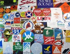 Adesivo sci sci vintage anni