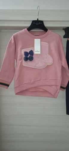 Milon felpa rosa stivali - felpa,