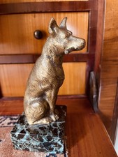 Scultura Pastore Malinois 1900