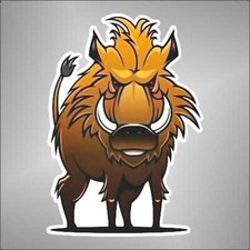 adesivo STICKER  CINGHIALE