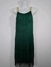 Abito stile flapper verde