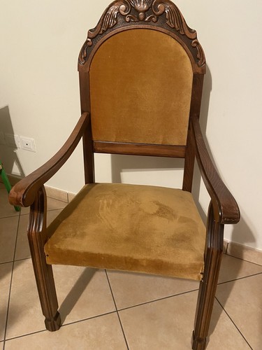 Sedia legno vintage d - legno,