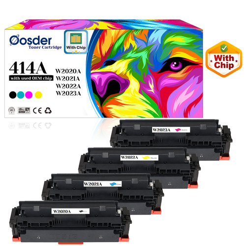 Toner 414a chip oem - bk/c/m/y,