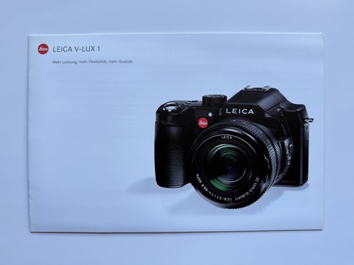 Brochure leitz leica - brochure, v-lux