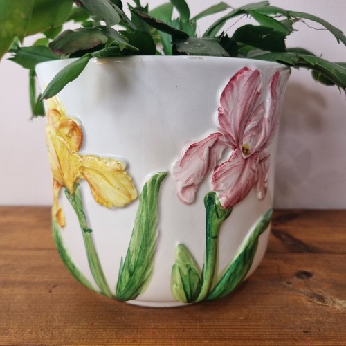 Fioriera vaso con disegno - in,