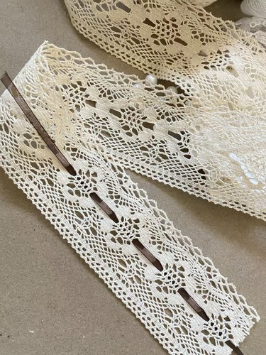 Iarde beige cotone uncinetto - 2,
