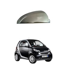 Calotta Destra DX per SMART Fortwo 2007-2014 - (CROMATA) Specchio Retrovisore