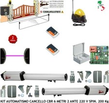 AUTOMAZIONE CANCELLO 6 MT 2