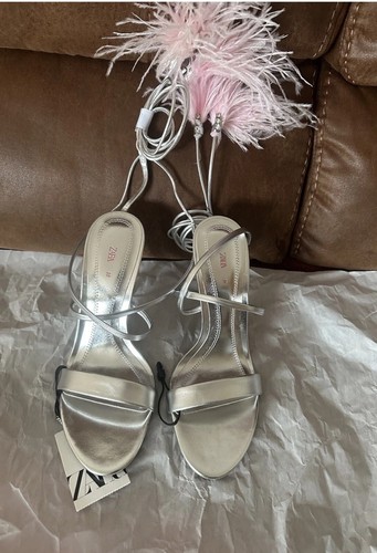 Zara sandali stringati - stringati, in