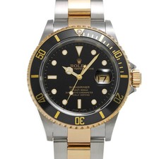 OROLOGIO ROLEX Submariner data 16613 nero 703699