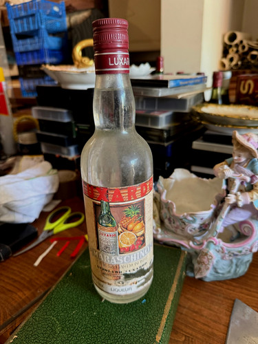 Bouteille ancienne maraschino - bouteille,