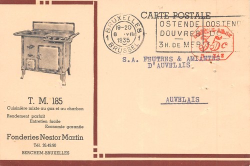 Cpa belgique berchem - belgique, /