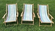 Sedia a Sling Vintage Legno