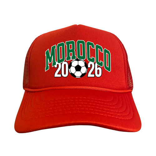 Cappello camionista rosso