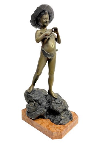 Scultura bronzo firmata - bronzo,