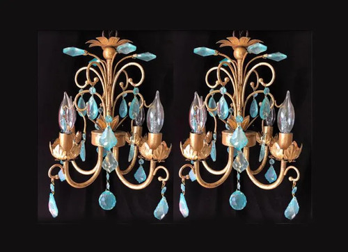 Coppia lampadari francesi - di,