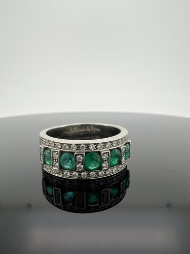 18k white gold band - –, 5