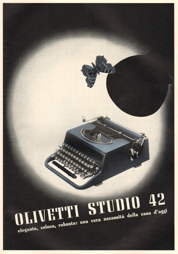 Pubblicita 1940 olivetti - 1940,