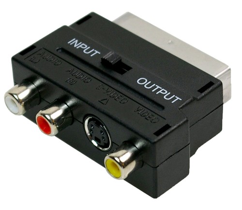 Adattatore scart spina - spina,