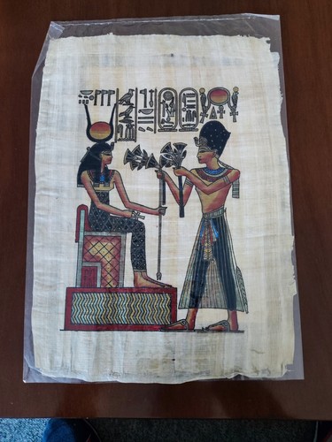 Papiro egizio originale arte - papiro,