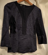 Maglia Pinko viola e nera con