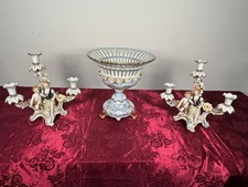 Trittico in porcellana con