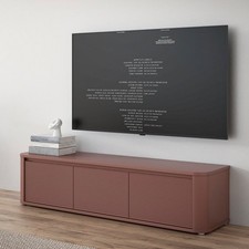 Mobile TV Da Terra O Sospeso 3 Ante 170x40x40 Design Moderno Lehman Vari Colori