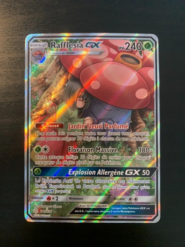 Carte pokémon rafflésia gx - pokémon,