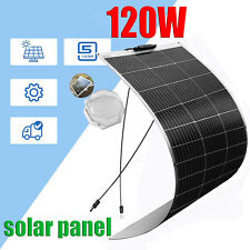 Pannello Solare 120W Flessibile Pannello Solare Mono 18V Balcone Centrale Elettrica per Camper Barca