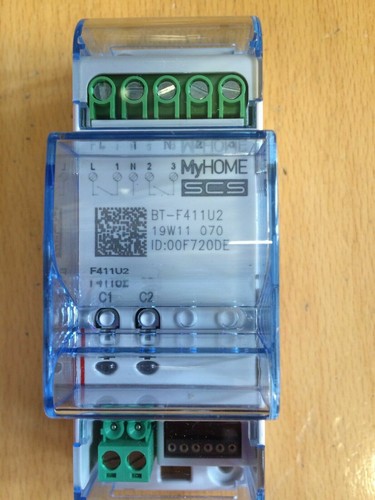 Bticino f411u2 attuatore 2 - attuatore, a